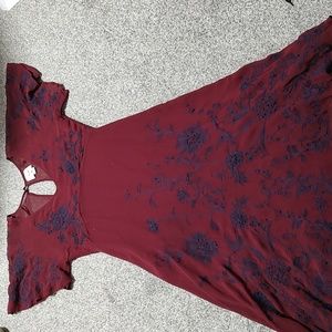 Flowy Embroidered Dress